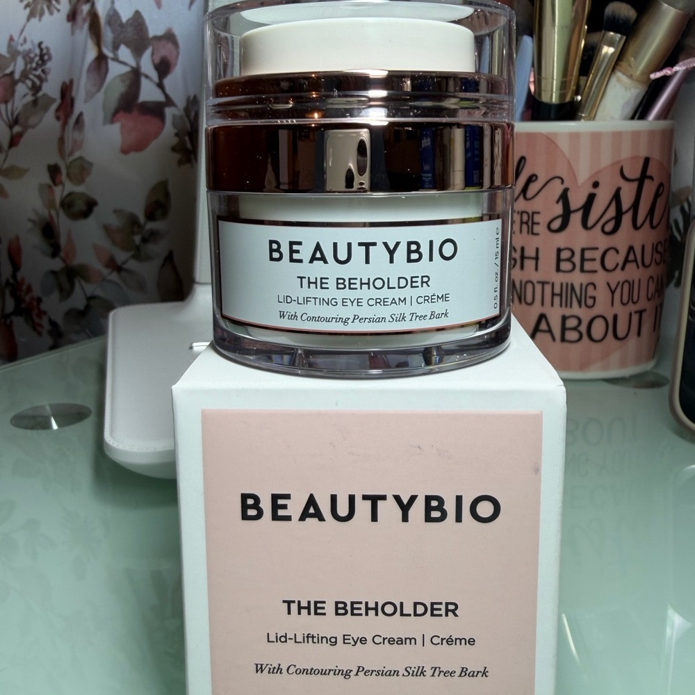 BeautyBio The Beholder Lid-Lifting Eye Cream — Pink